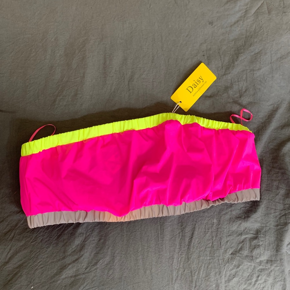 Neon color tube top